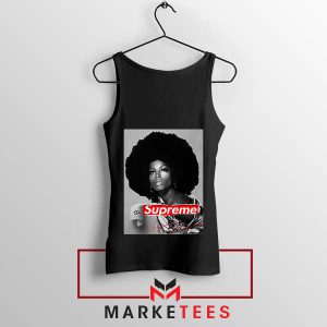 Diana of the Disco Ross Retro Black Tank Top