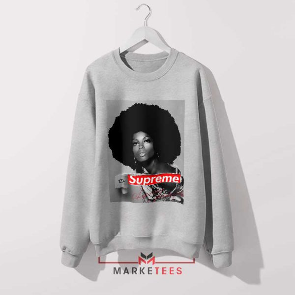 Diana of the Disco Ross Retro Grey Sweatshirt