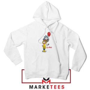 Get Schwifty Pennywise and Morty White Hoodie