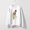 Get Schwifty Pennywise and Morty White Sweatshirt