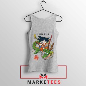 Goku and Shenron Ultimate Power Grey Tank Top