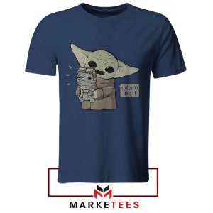 Grogu And Anzellans Mandalorian 3 Navy Tshirt