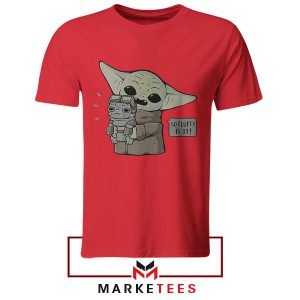 Grogu And Anzellans Mandalorian 3 Red Tshirt