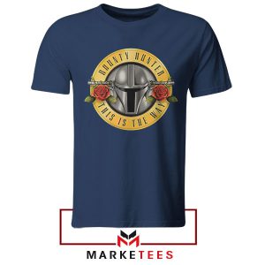 Guns N' Mandalorian Season 3 Navy Tshirt