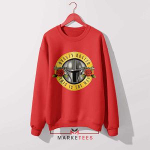 Guns N' Mandalorian Season 3 Red Sweatshirt