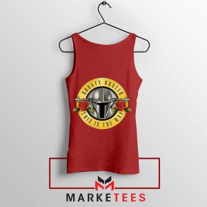 Guns N' Mandalorian Season 3 Red Tank Top