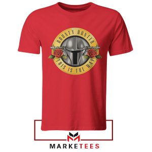 Guns N' Mandalorian Season 3 Red Tshirt