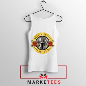 Guns N' Mandalorian Season 3 White Tank Top