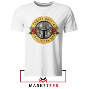 Guns N' Mandalorian Season 3 White Tshirt