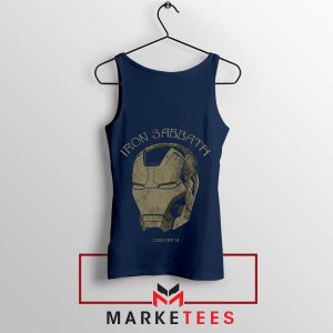 Iron Man's War Pigs Stark Expo 14 Navy Tank Top