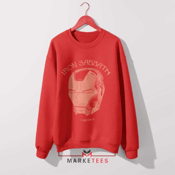 Iron Man's War Pigs Stark Expo 14 Red Sweatshirt