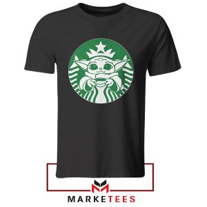 Join the Force and the Caffeine Black Tshirt