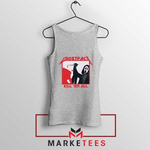 Kill 'Em Ghostly Parody Metallica Grey Tank Top