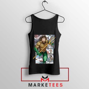 King of Atlantis The Trident Comic Black Tank top