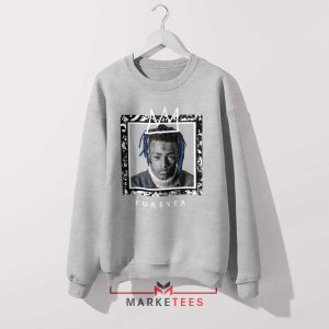 LLJ Forever XXXTentacion Memorial Grey Sweatshirt