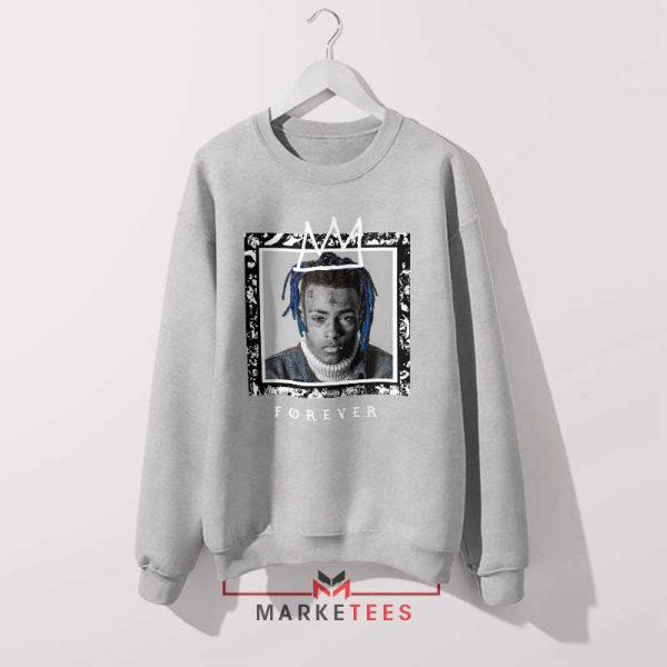 LLJ Forever XXXTentacion Memorial Grey Sweatshirt