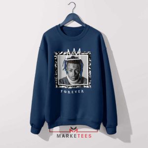 LLJ Forever XXXTentacion Memorial Navy Sweatshirt