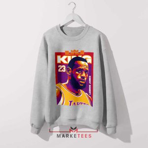 Legacy Of LeBron James Lakers Superstar Grey Sweatshirt