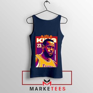 Legacy Of LeBron James Lakers Superstar Navy Tank Top