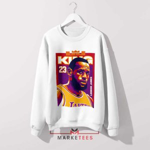 Legacy Of LeBron James Lakers Superstar White Sweatshirt