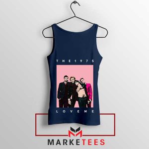 Love Me Like The 1975 Navy Tank Top