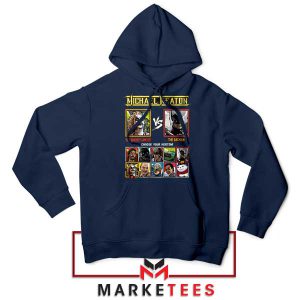 Michael Keaton's Batman Street Fighter Navy HoodieMichael Keaton's Batman Street Fighter Navy Hoodie