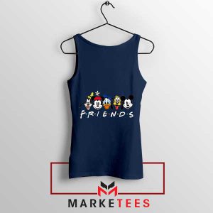 Mickey And Friends The Gang's All Here Navy Tank Top