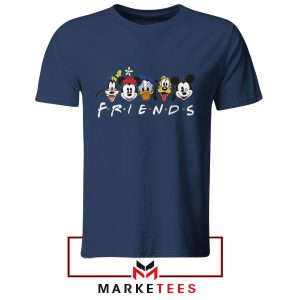 Mickey And Friends The Gang's All Here Navy Tshirt