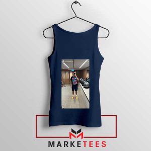 One Direction Nostalgia Harry Styles Navy Tank Top