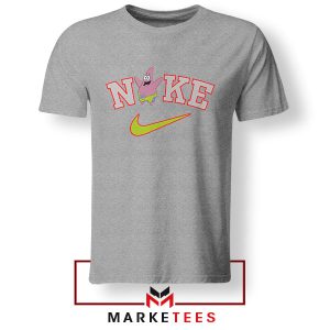 Patrick Star Kicks Nike Grey Tshirt