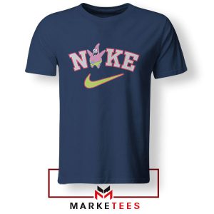 Patrick Star Kicks Nike Navy Tshirt