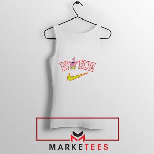 Patrick Star Kicks Nike White Tank Top