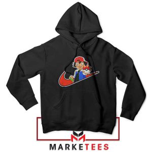 Perfect Catch Ash Ketchum Pokeball Black Hoodie