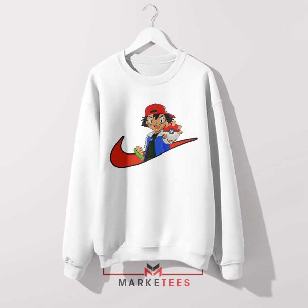 Perfect Catch Ash Ketchum Pokeball Sweatshirt