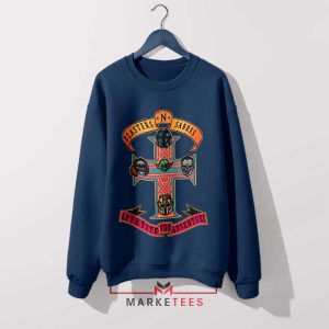 Rock N Roll Bounty Hunter Mandalorian 3 Navy Sweatshirt