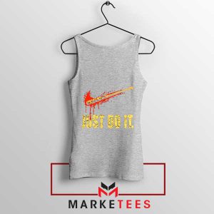 Run from the Walking Dead Grey Tank Top