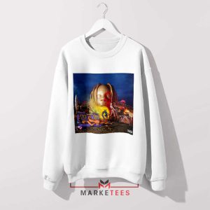 SICKO MODE Cover Art Design White Sweatshirt