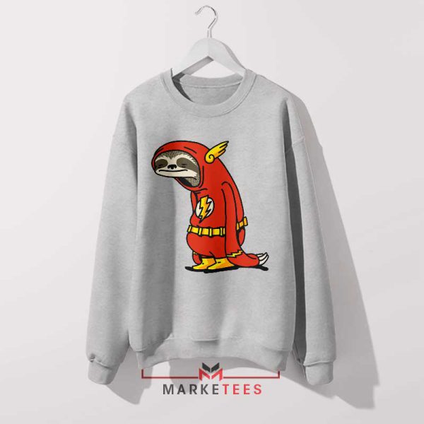 Sloth Funny The Flash Movie 2023 Grey Sweatshirt