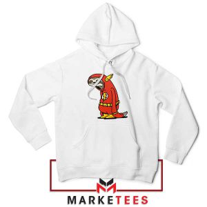 Sloth Funny The Flash Movie 2023 White Hoodie