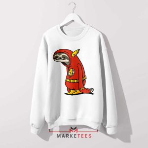 Sloth Funny The Flash Movie 2023 White Sweatshirt