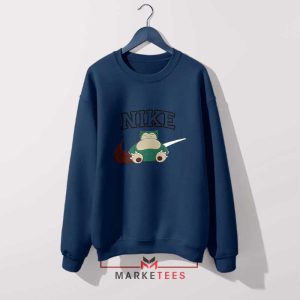 Snorlax Snooze Dreamy Nike Navy Sweatshirt