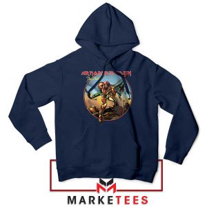 Space Bounty Hunter Rocks Navy Hoodie