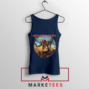 Space Bounty Hunter Rocks Navy Tank Top