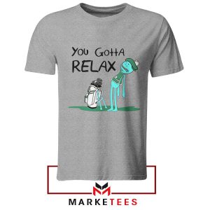 Take A Chill Pill Mr Meeseeks Edition Grey Tshirt