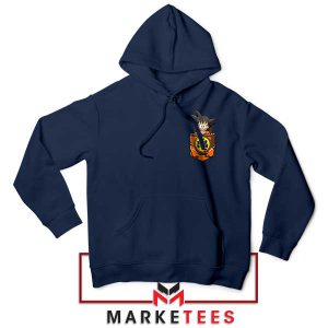 Take Goku Everywhere In The Pocket Navy Hoodie