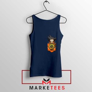 Take Goku Everywhere In The Pocket Navy Tank TopTake Goku Everywhere In The Pocket Navy Tank Top