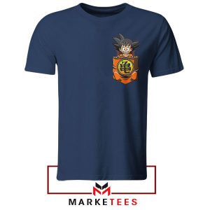 Take Goku Everywhere In The Pocket Navy TshirtTake Goku Everywhere In The Pocket Navy Tshirt