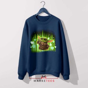 The Cutest in the Galaxy Grogu Navy Sweatshirt