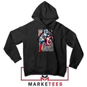 The First Avenger New World Order Comic Black Hoodie