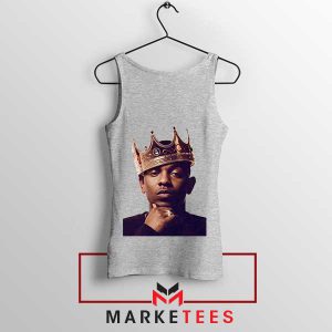 The King And The Legend Kendrick Lamar Grey Tank Top